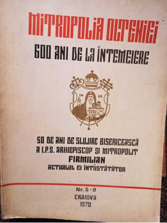 600 ani de la intemeiere, nr. 5 8