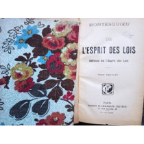 De l'esprit des lois, 2 vol.