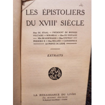 Les epistoliers du XVIIIe siecle