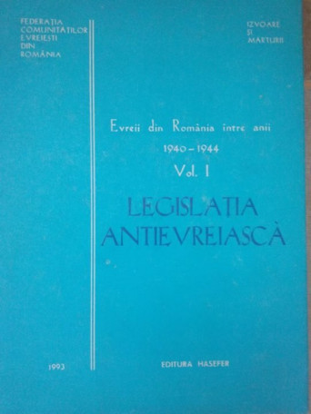 Legislatia antievreiasca