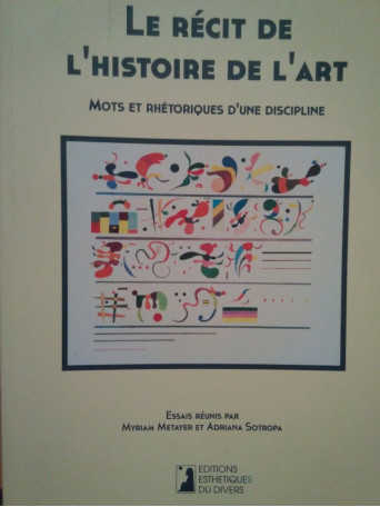 Le recit de l'histoire de l'art