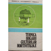 Tehnica irigarii culturilor hortiviticole (semnata)