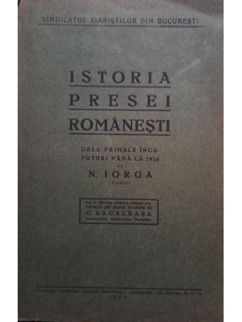 Istoria presei romanesti