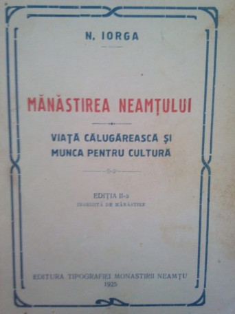 Viata calugareasca si munca pentru cultura