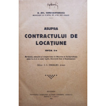 Asupra contractului de locatiune, editia a II-a