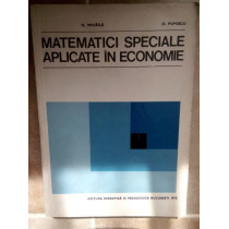 Matematici speciale aplicate in economie