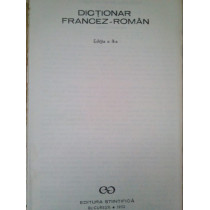 Dictionar francezroman, ed. a IIa