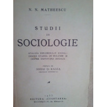 Studii de sociologie