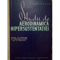 Studii de aerodinamica hipersustentatiei