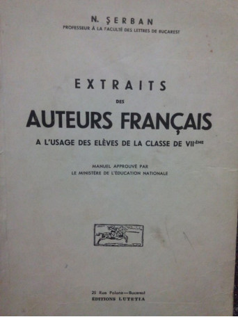 Extraits des auteurs francais