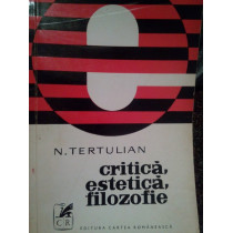 Critica, estetica, filozofie