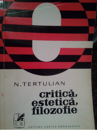 Critica, estetica, filozofie