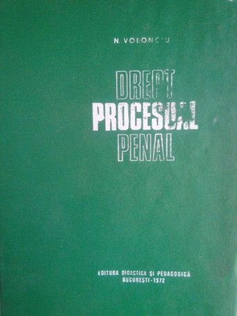 N. Voiculescu -Drept procesual penal