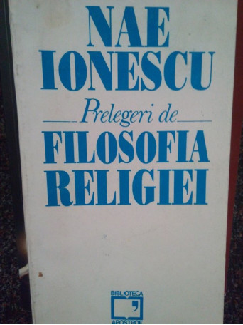 Prelegeri de filosofia religiei