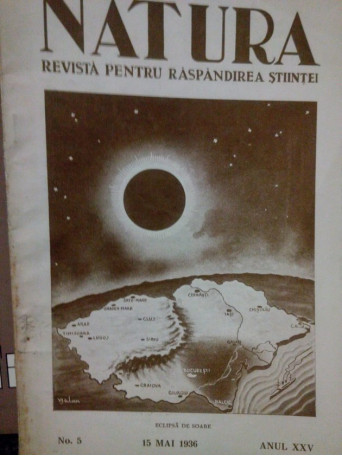 Natura. Revista pentru raspandirea stiintei, nr 5, anul XXV