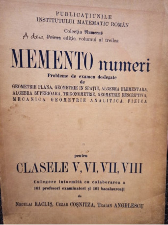 Memento numeri