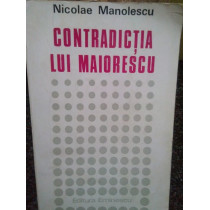 Contradictia lui Maiorescu