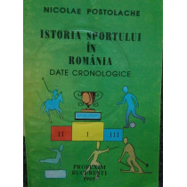 Istoria sportului in Romania, date cronologice