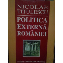 Politica externa a romaniei