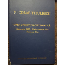 Opera politico-diplomatica, partea a II-a