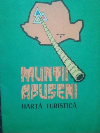 Muntii Apuseni, harta turistica