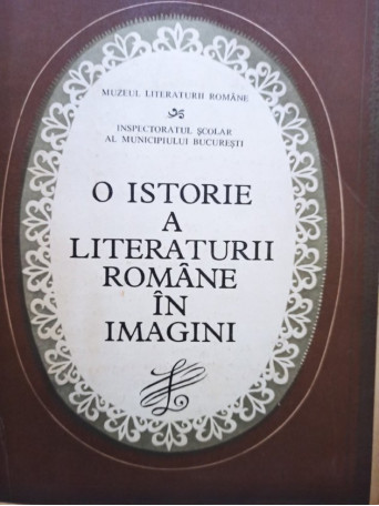 O istorie a literaturii romane in imagini - Brosata