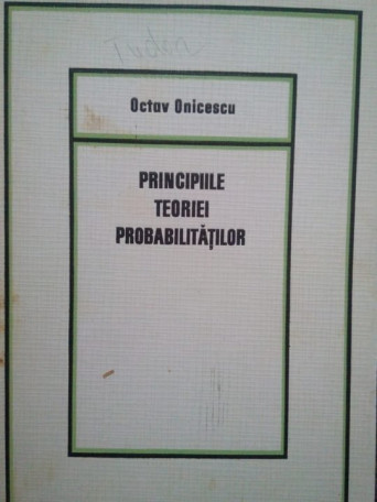 Principiile teoriei probabilitatilor