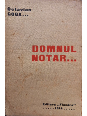 Domnul notar..., editia I