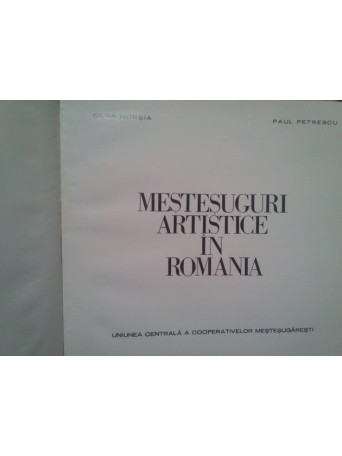 Mestesuguri artistice in Romania