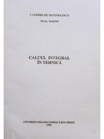 Calcul integral in tehnica (semnata)