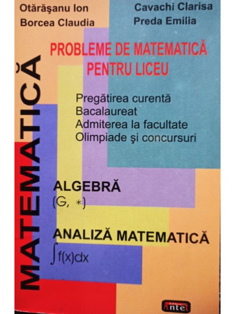 Probleme de matematica pentru liceu