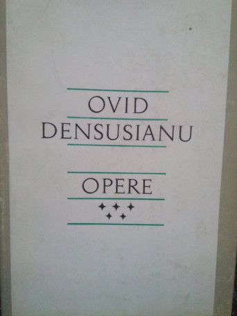 Ovid Densusianu - Opere, vol. V - 1981 - Cartonata