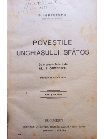 Povestile unchiasului sfatos, editia a IIIa