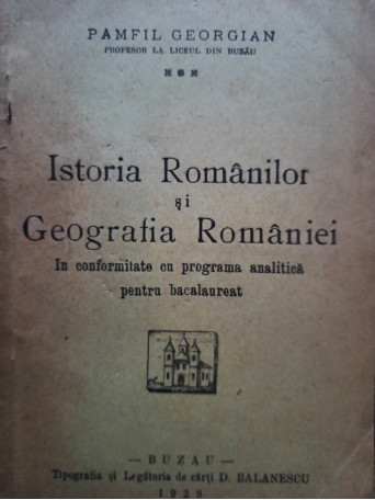 Istoria romanilor si geografia romaniei