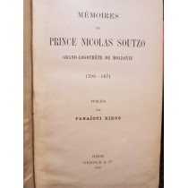 Memoires du Prince Nicolas Soutzo