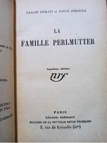 La famille perlmutter