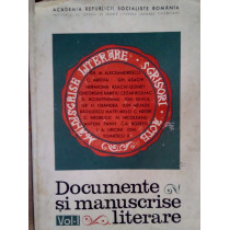 Documente si manuscrise literare