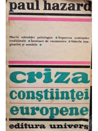 Criza constiintei europene