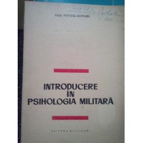 Introducere in psihologia militara