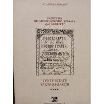 Texte uitate - texte regasite, vol. 4