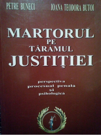 Martorul pe taramul justitiei