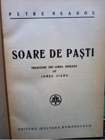 Soare de pasti