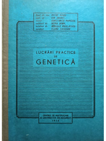 Lucrari practice de genetica