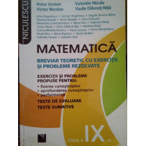 Matematica. Breviar teoretic clasa a IXa