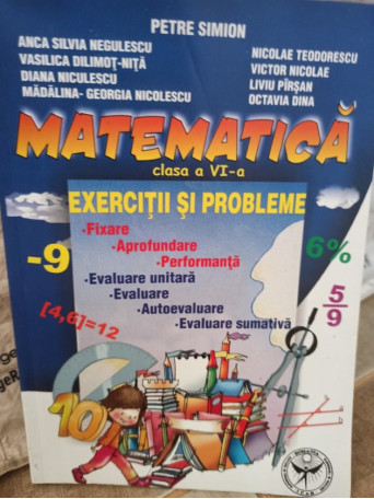 Matematica clasa a VI-a - Exercitii si probleme