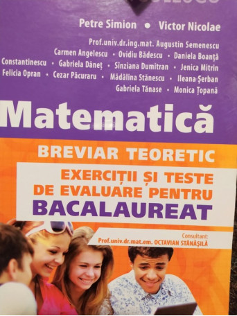 Petre Simion - Matematica, M2. Breviar teoretic - 2015 - Brosata