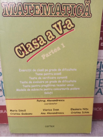 Matematica clasa a Va partea I