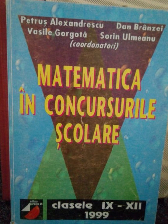 Matematica in concursurile scolare