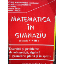 Matematica in gimnaziu clasele V - VIII