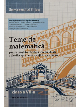 Teme de matematica clasa a VII-a, semestrul al II-lea